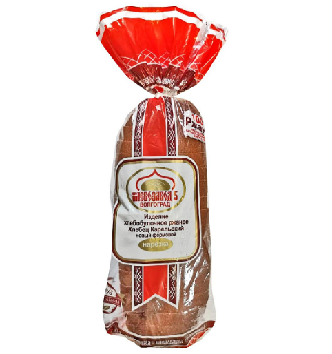 Хлебец Хлебозавод №5 Карельский в нарезке