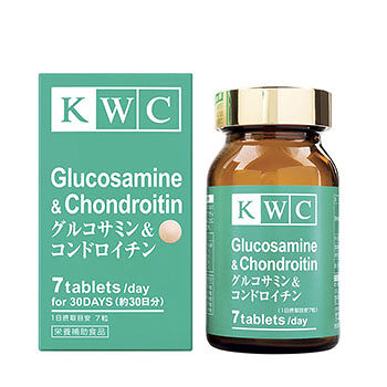 Биологически активная добавка «Глюкозамин и хондроитин», KWC, Япония