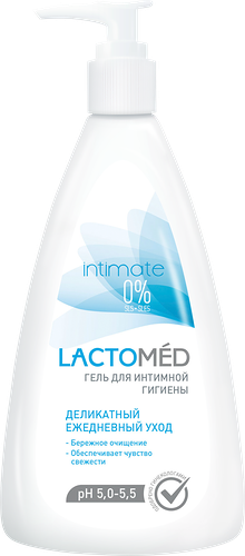 Гель для интимной гигиены Lactomed Деликатный ежедневный уход, 200мл