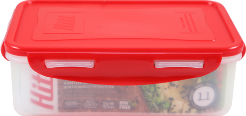 

Контейнер HITT Fresh Mania, прямоугольный, герметичный, 1.1л