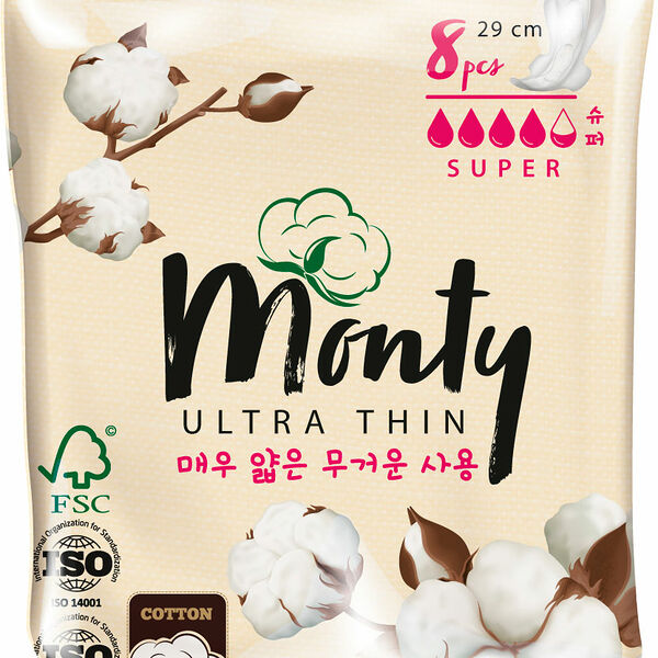 Прокладки Monty Ultra Thin Супер