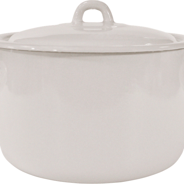 Кастрюля с крышкой ЛЫСЬВЕНСКИЕ ЭМАЛИ Жемчужная, эмалированная сталь 2.9л 