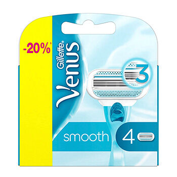Кассеты Venus Smooth, 4 шт