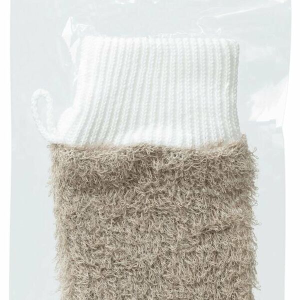 Мочалка рукавица Banika Лён, 23x11 см