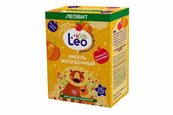 Кисель Леовит Leo Kids желудочный от 1 года 5х