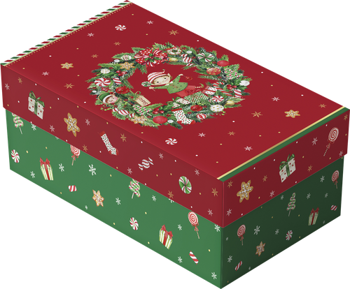 

Коробка подарочная 18x13x9см, Арт. T4 в ассортименте