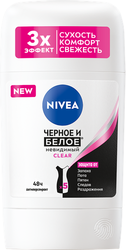 

Антиперспирант женский Nivea Черное и белое 50 мл