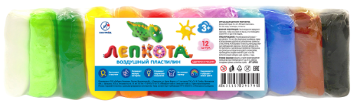 

Воздушный пластилин, 12 цветов