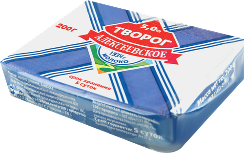 

Творог Алексеевское 5% 200 г