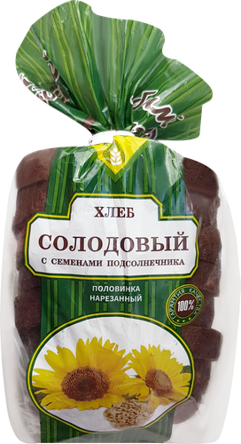 

Хлеб Колос Солодовый с семенами подсолнечника в нарезке 300 г