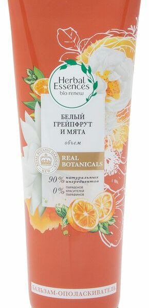 Бальзам-ополаскиватель для волос Herbal Essences Real botanicals белый грейпфрут и мята 275мл