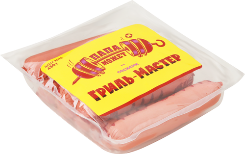 

Сосиски ПАПА МОЖЕТ Гриль-мастер, 450г