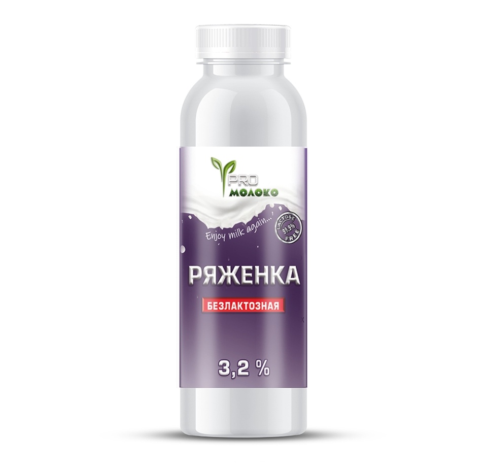 

Ряженка Proмолоко безлактозная 3,2 % 330 мл
