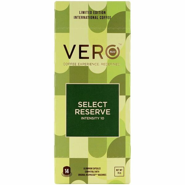 Кофе в капсулах VERO Select reserve cofee 14шт