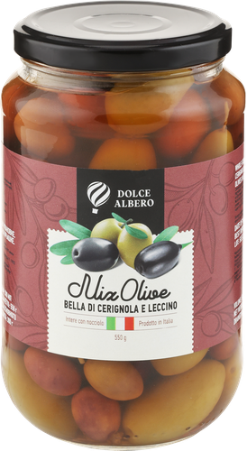 

Оливки DOLCE ALBERO зеленые и черные
