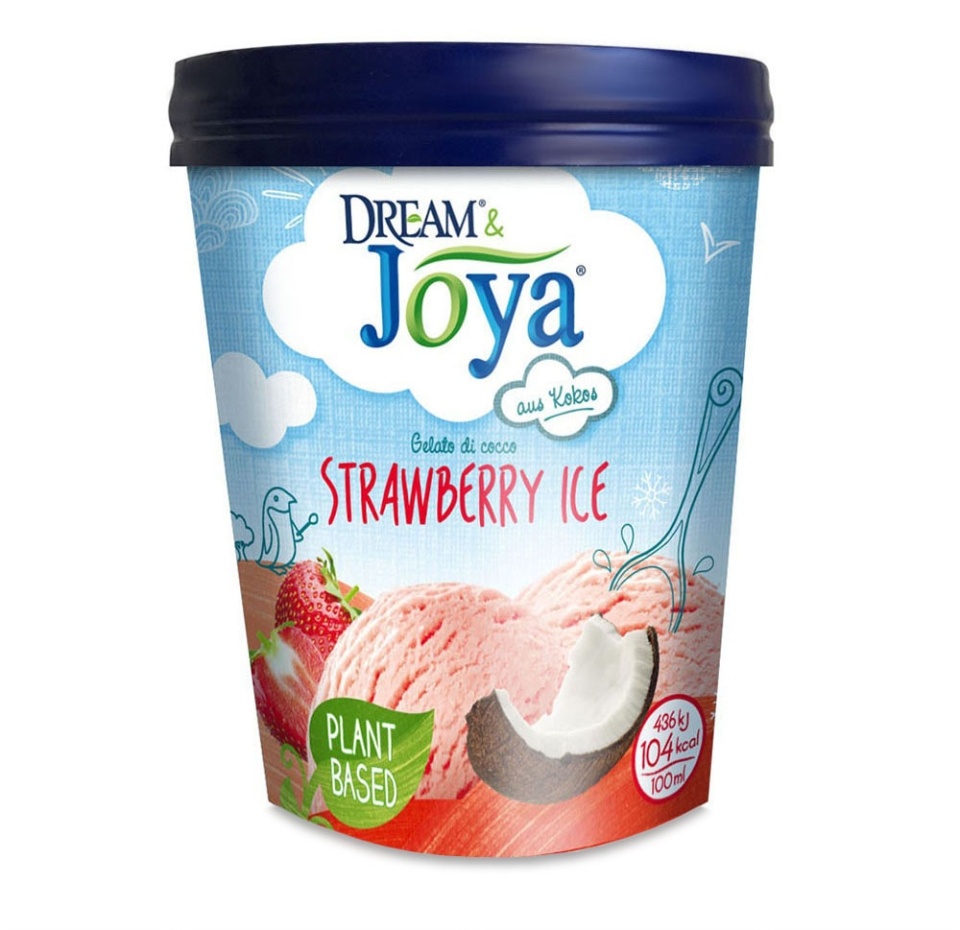 

Десерт замороженный Dream&Joya кокосовый с клубникой 480мл Австрия