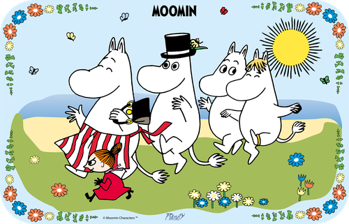 

Салфетка сервировочная MOOMIN 42х27см, в ассортименте