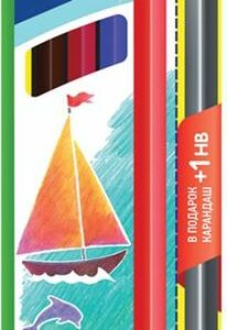 Карандаши цветные BERLINGO Цирк 6 цветов, заточенные Арт. CP_04806