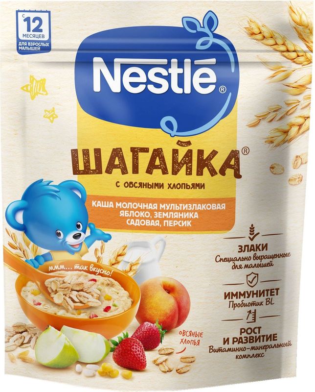 

Каша детская Nestle Шагайка с 12 месяцев 190 г