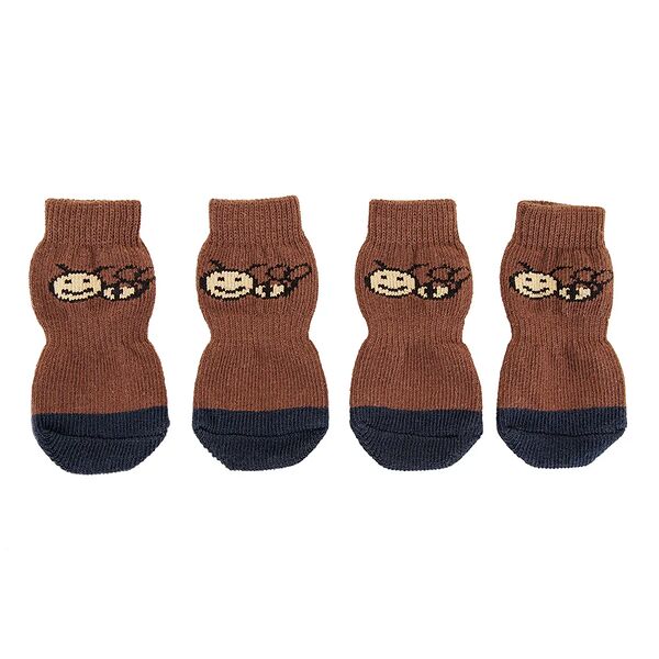 Носки для собак L коричневый (унисекс)