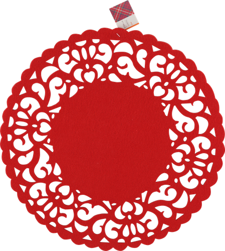 

Салфетка сервировочная 38 см, в ассортименте, фетр, Арт. GV28827-036/PM73303