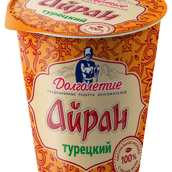 Айран Долголетие Турецкий 1,8% БЗМЖ