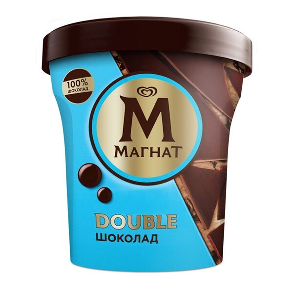 Мороженое Магнат Double Пинта Шоколадное 310 г