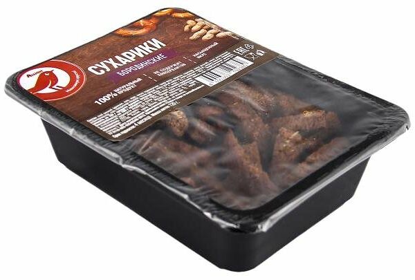 Сухарики Ашан Красная Птица Бородинские