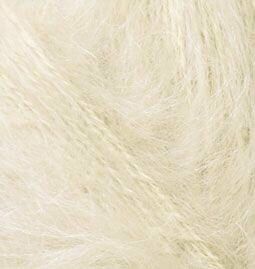 Пряжа ALIZE 'Mohair classic new' 100гр. 200м (25%мохер, 24%шерсть, 51%акрил)(67 молочно-бежевый)