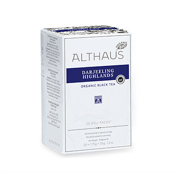 Чай черный Althaus Darjeeling Castelton пакетированный 20х1,75 г