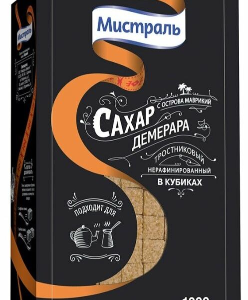 Сахар Мистраль Демерара в кубиках