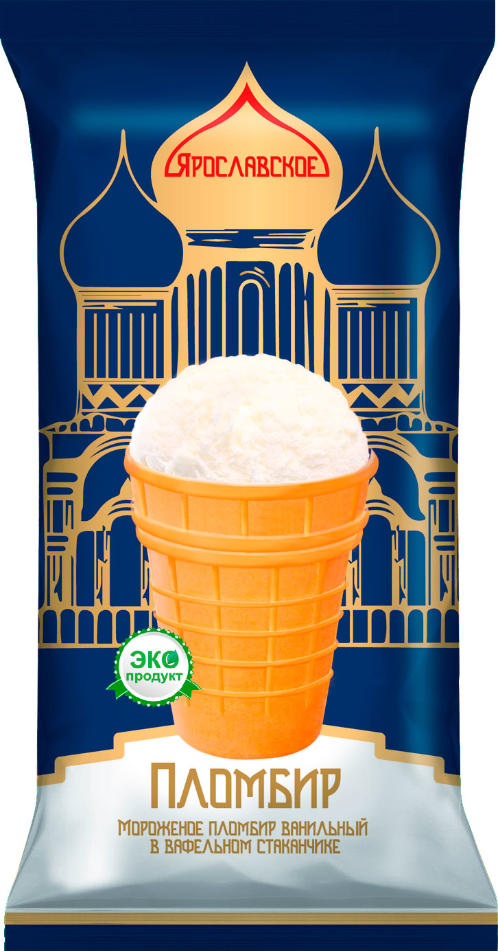 

Мороженое Ярославское Пломбир ванильный в стакане