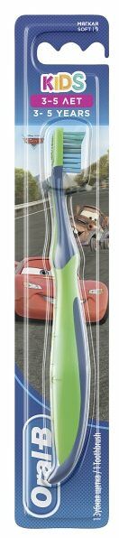 Зубная щетка детская ORAL-B Kids Тачки/Холодное сердце мягкая 3 - 5 лет