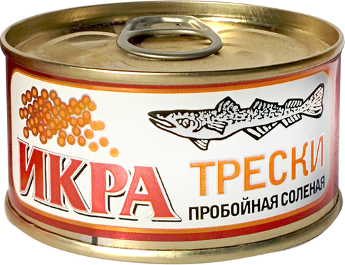 

Икра трески ДВА КАПИТАНА