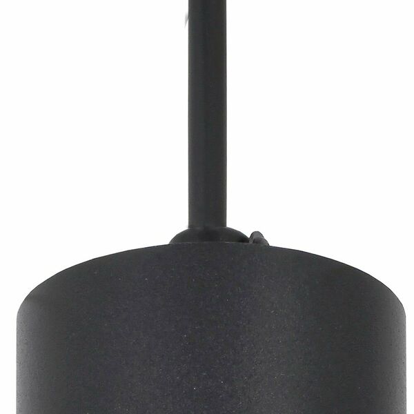 Подвес GU10, алюминий/акрил, мощность 50 Вт, черный, 5,5x125 см