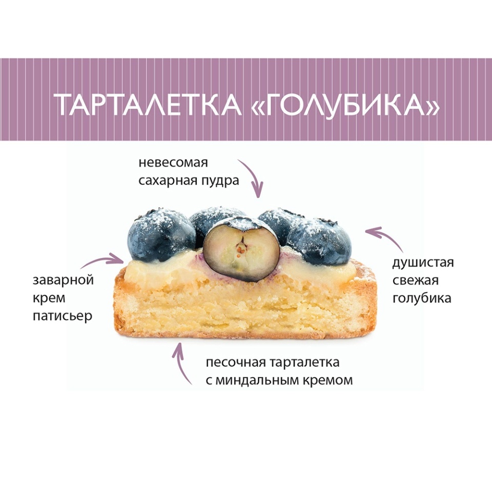 

Тарталетка Голубика Азбука Вкуса 100 г