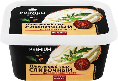 Сыр плавленый PREMIUM CLUB Сливочный 35%, без змж, 400г