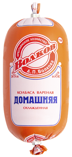 

Колбаса вареная Волков Домашняя 450 г
