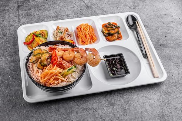 Куксу с креветкой