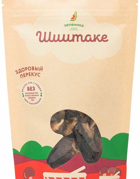 Шиитаке Зеленика Здоровый перекус овощной, 50г