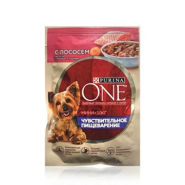 Влажный корм для собак Purina One Мини <10кг 