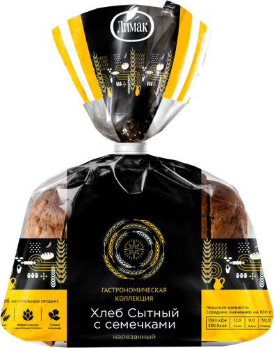 

Хлеб Лимак Сытный с семечками 300 г