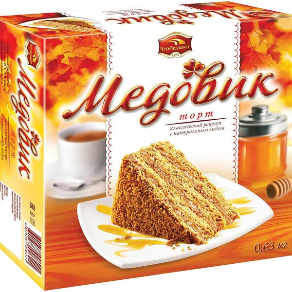 Торт Медовик Черёмушки