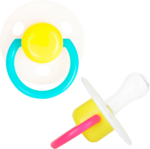 Пустышка ПОМА силиконовая, круглая форма, с 4 месяцев, Арт. 4512, 1 шт.