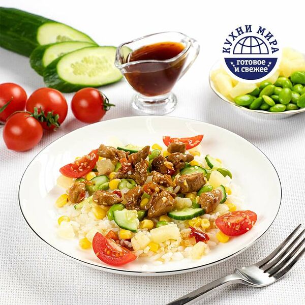 Поке с курицей 220 г