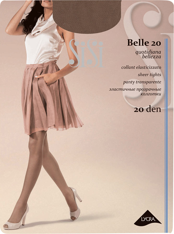 

Колготки женские SiSi Belle 20 бежевые р.3