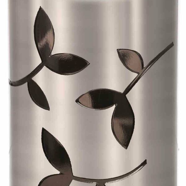 Стакан для зубных щеток Vanstore Silver Leaf, 7,5×7,5×10,5 см