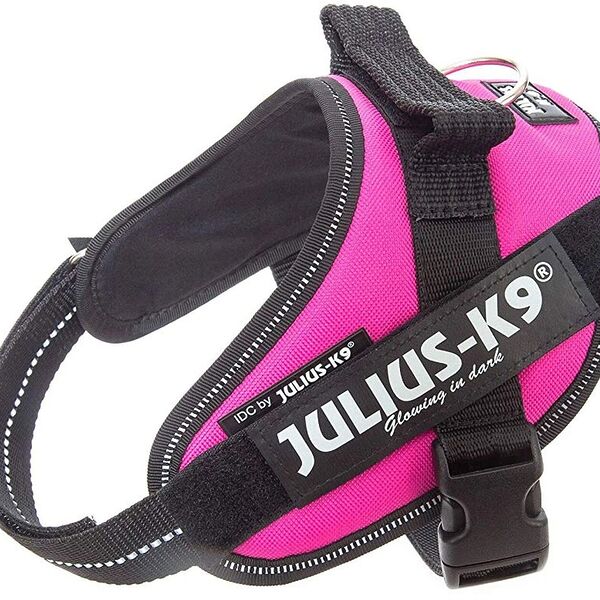 JULIUS-K9 шлейка для собак IDC-Powerharness Mini-Mini (4-7 кг) 40-53 см., Розовый