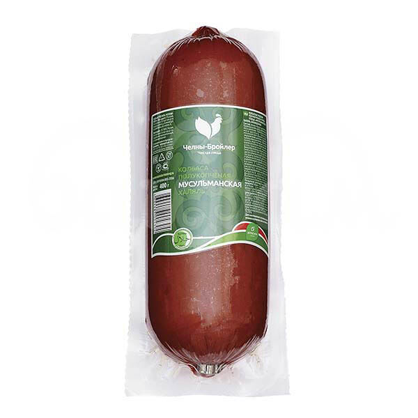 Колбаса Мусульманская Агросила 400гр Халяль п/к в/у
