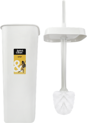

Набор для туалета SPIN&CLEAN Autumn Blues, ершик и подставка, закрытый